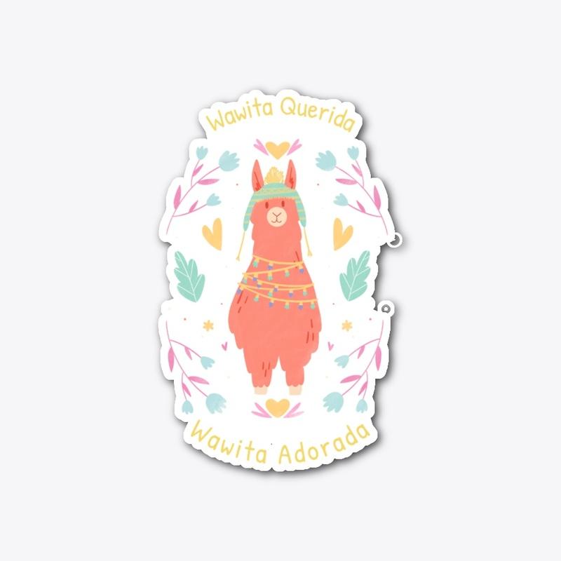 Wawita Adorada - Cute baby llama design2